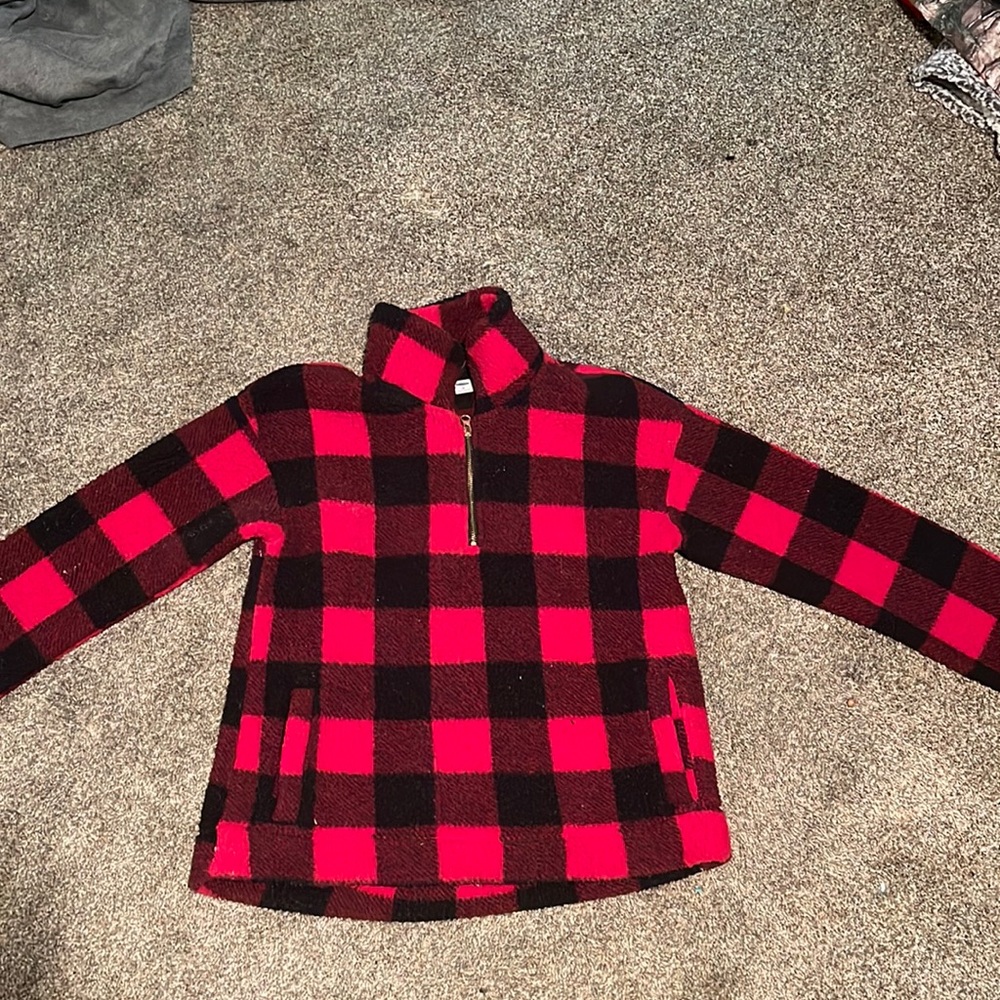 Old navy woman’s quarter zip Sherpa